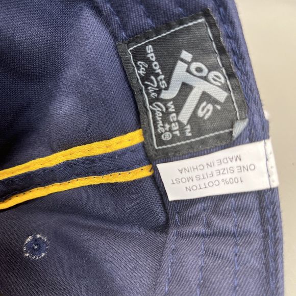 Joe Ts Morehead State Navy OSFM Strap Back Hat Cap - Picture 9 of 10